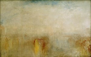 Festival vénitien : Vue sur le Bacino, avec la Dogana - Joseph Mallord William Turner